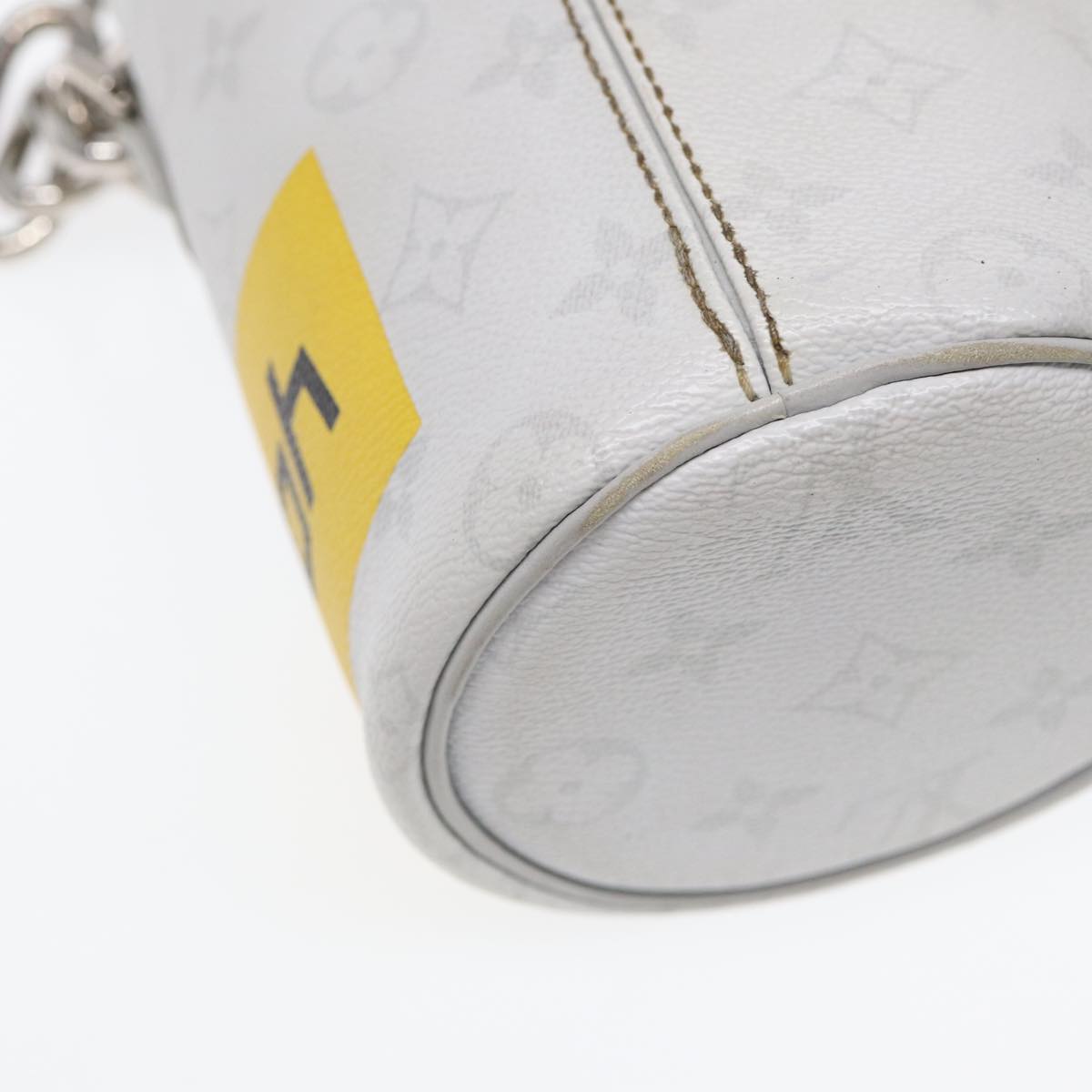 Louis Vuitton Chalk Nano White Leather Shoulder Bag