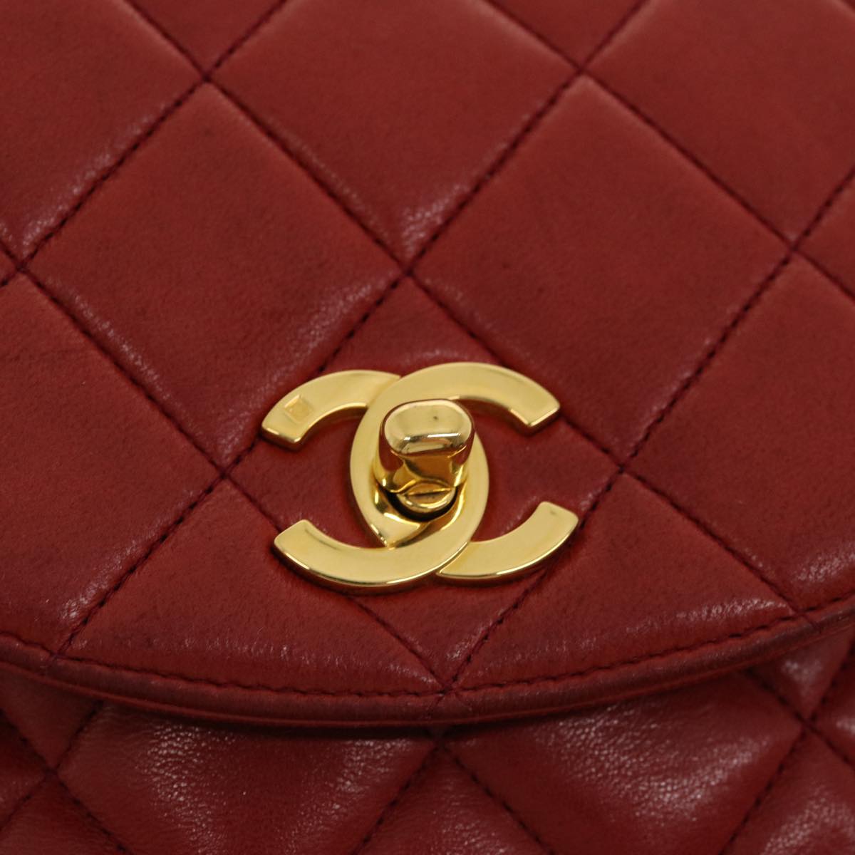 Chanel Duma Red Leather Backpack Bag