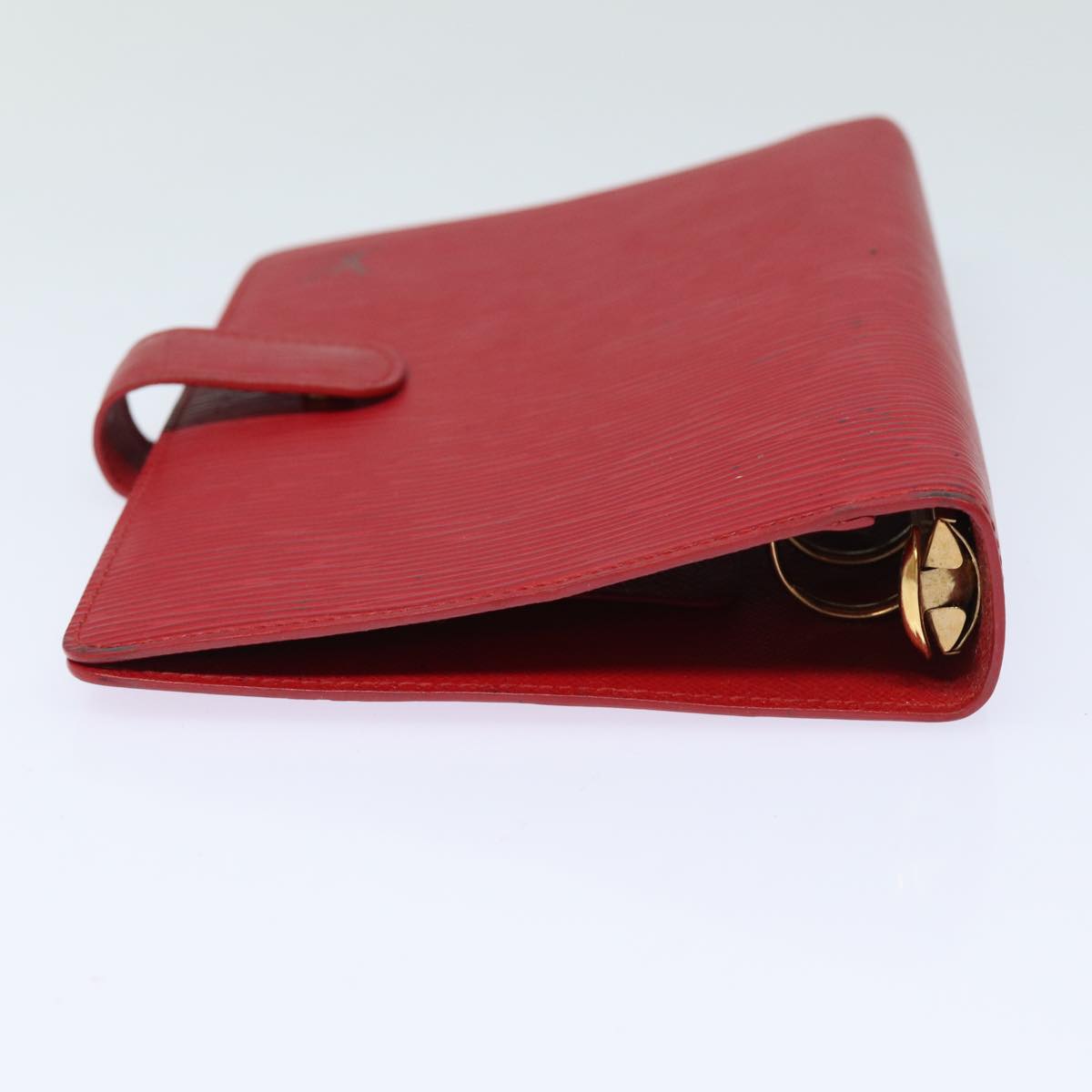 Louis Vuitton Agenda MM Red Leather Wallet Accessories