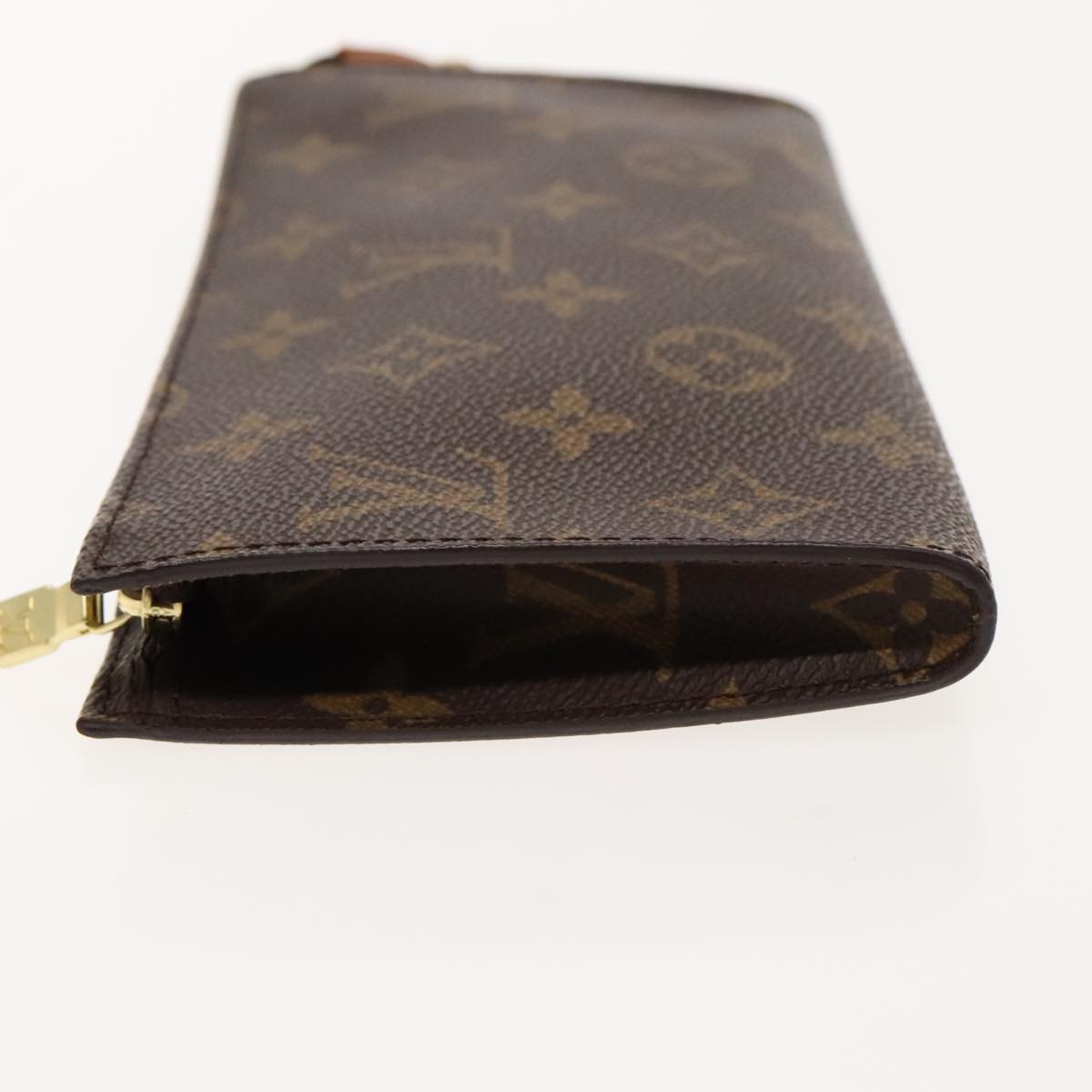 Louis Vuitton Pochette Accessoire Brown Canvas Clutch Bag