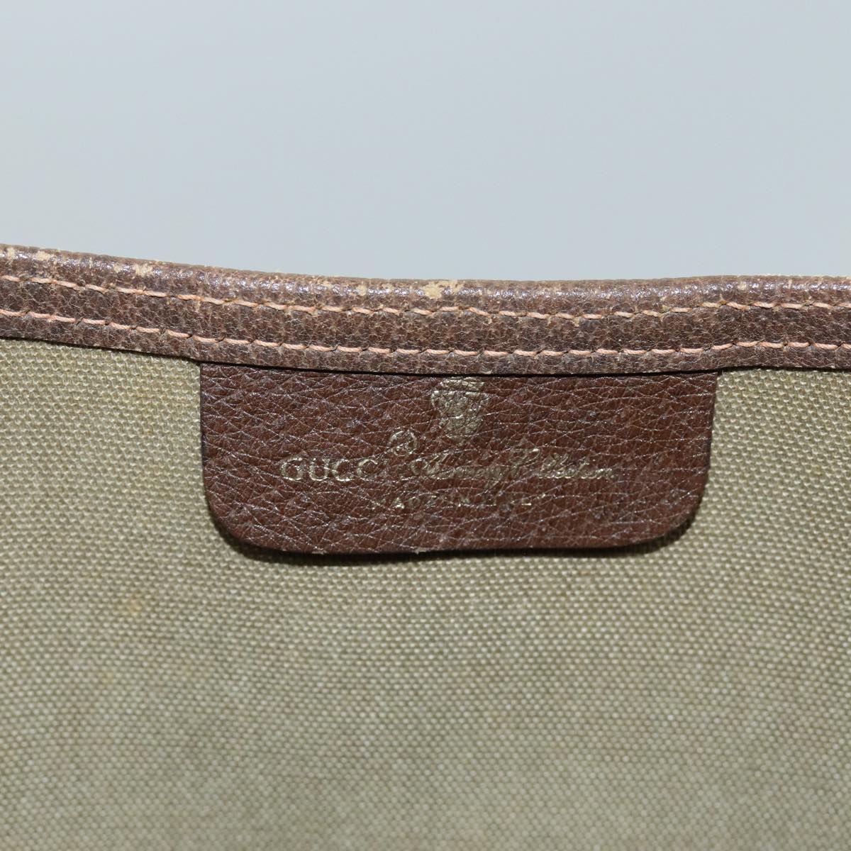 Gucci GG Supreme Beige Canvas Tote Bag