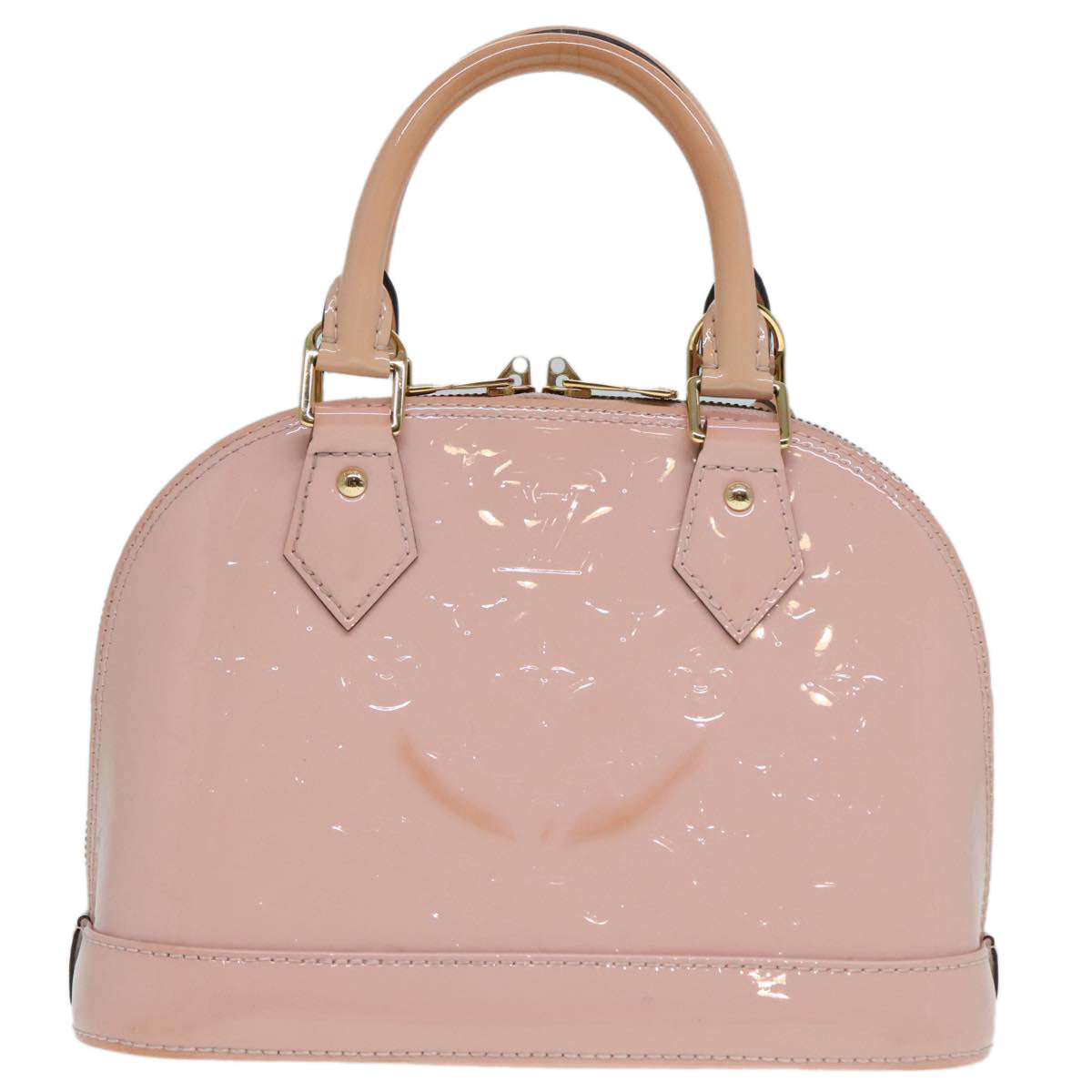 Louis Vuitton Alma BB Pink Patent Leather Hand Bag