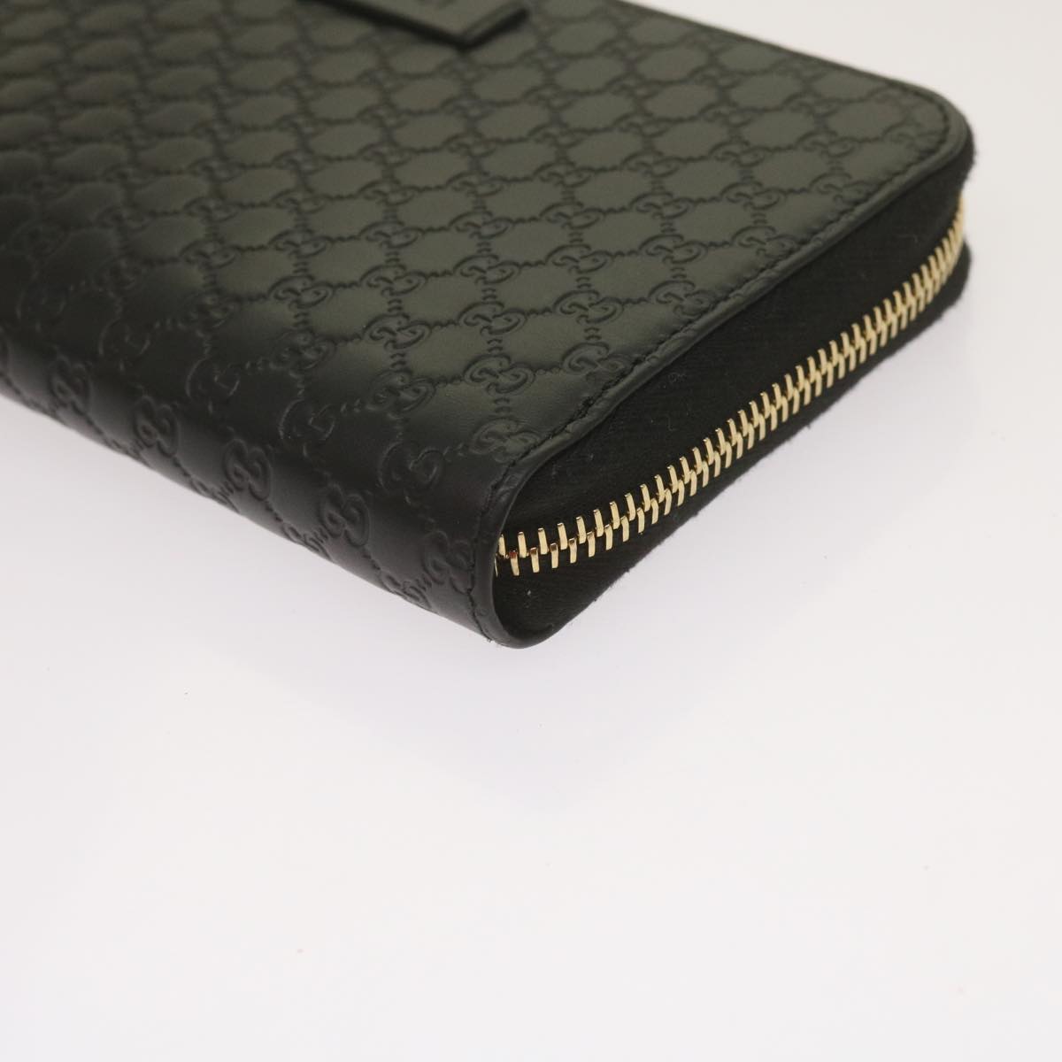 Gucci Guccissima Black Leather Wallet Accessories