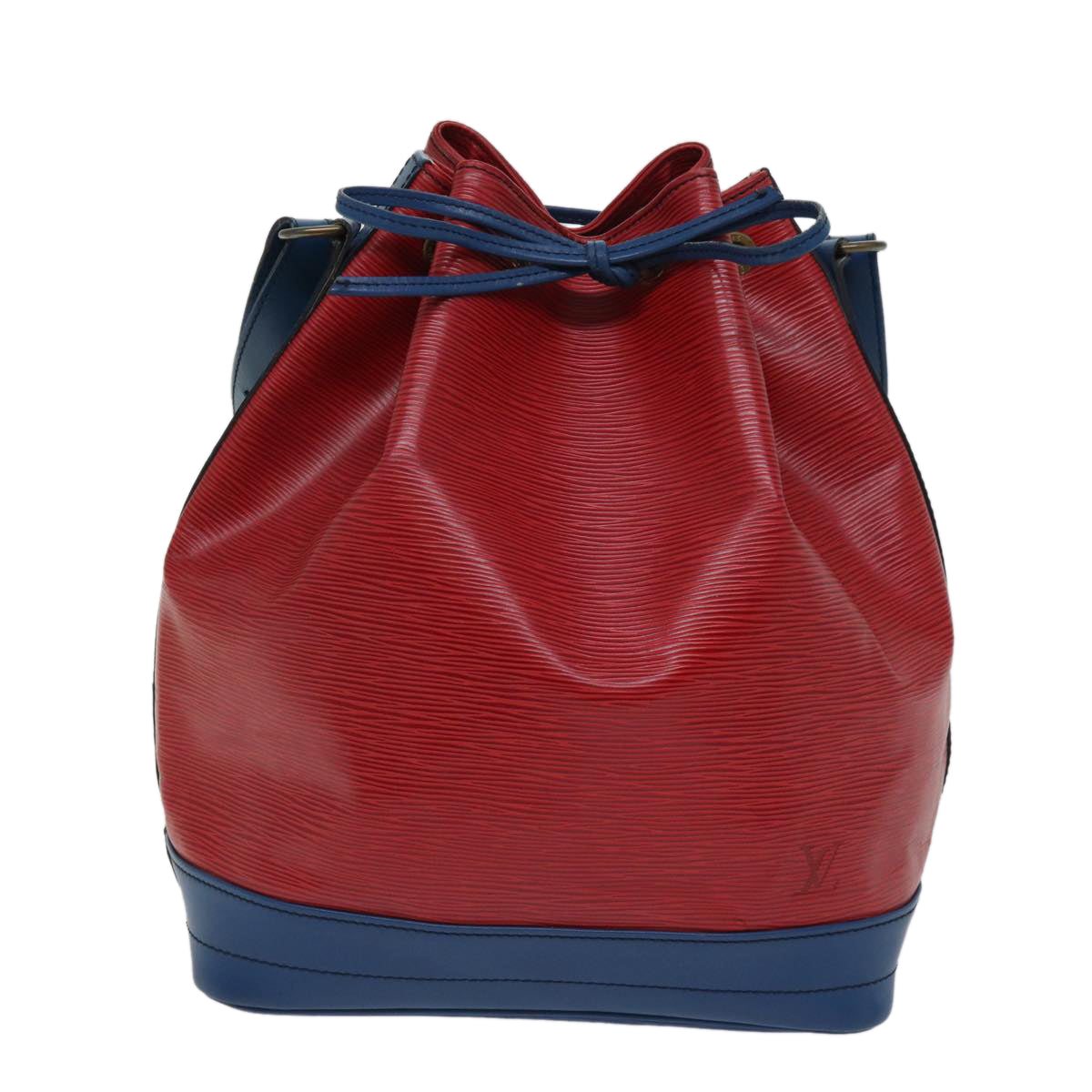 Louis Vuitton Noé Red Leather Shoulder Bag