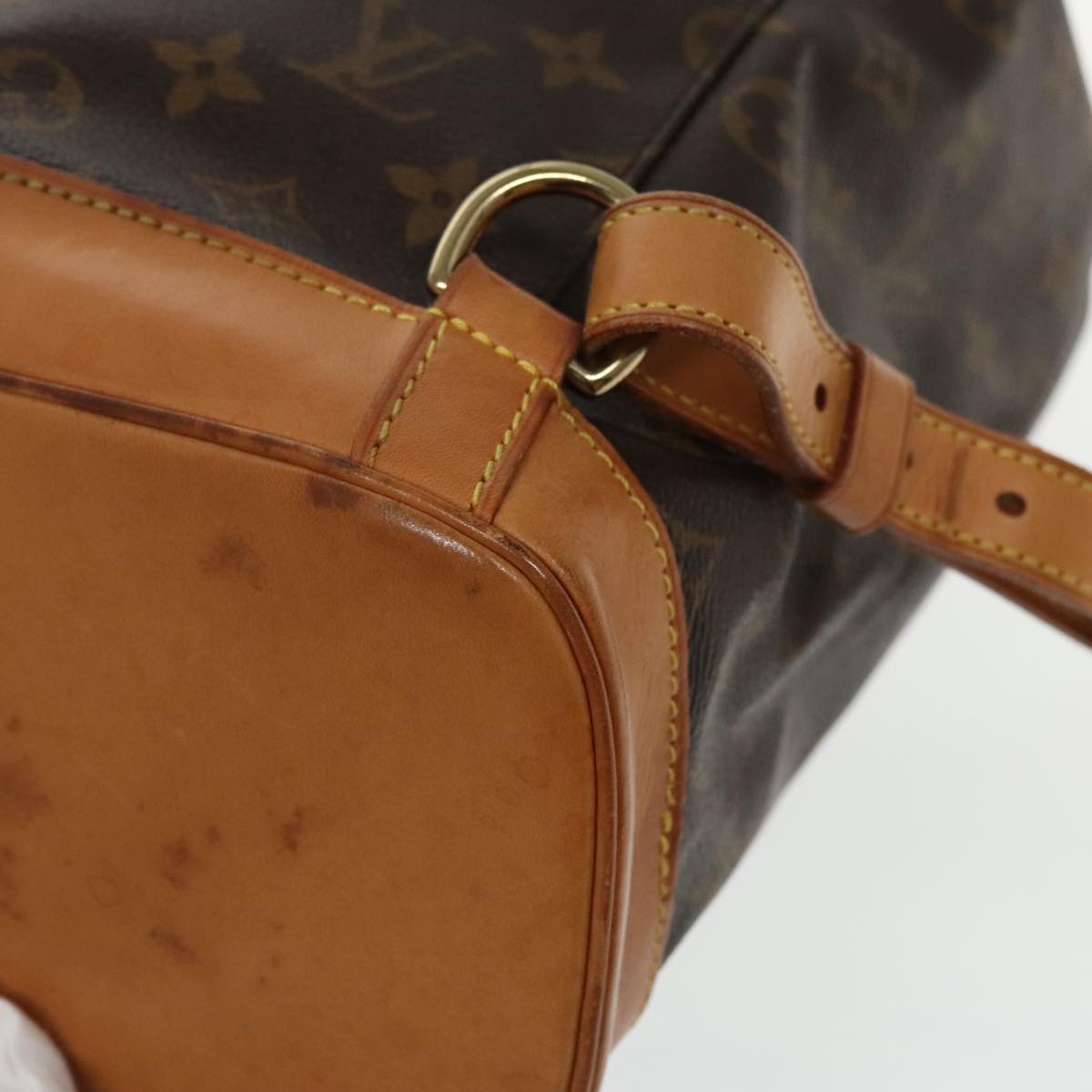 Louis Vuitton Montsouris GM Brown Canvas Backpack Bag