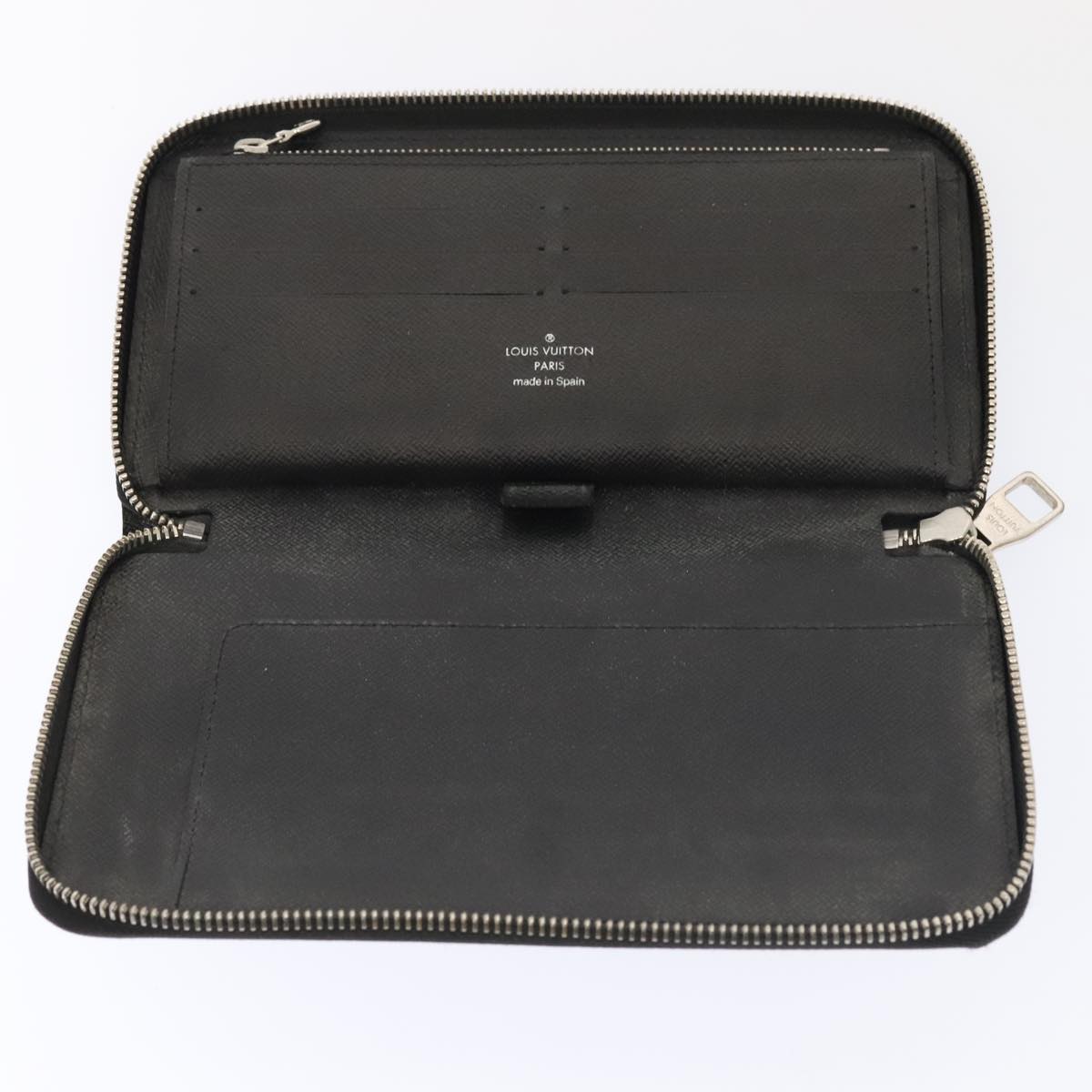 Louis Vuitton Organizer Black Leather Wallet Accessories