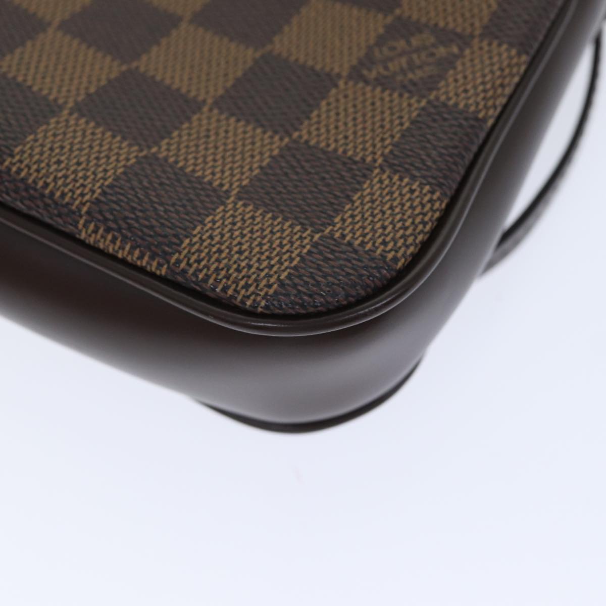 Louis Vuitton Pochette Accessoire Brown Canvas Clutch Bag