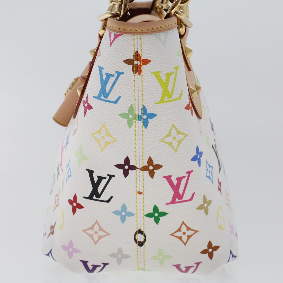 Louis Vuitton Annie White Canvas Tote Bag