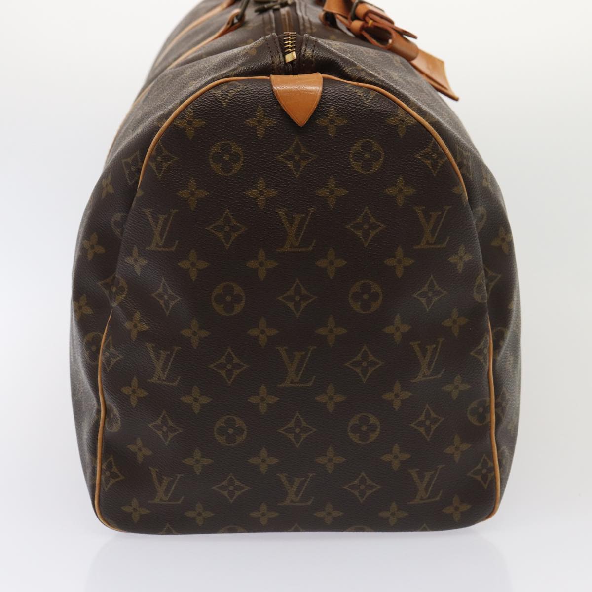 Louis Vuitton Keepall 55 Brown Canvas Travel Bag