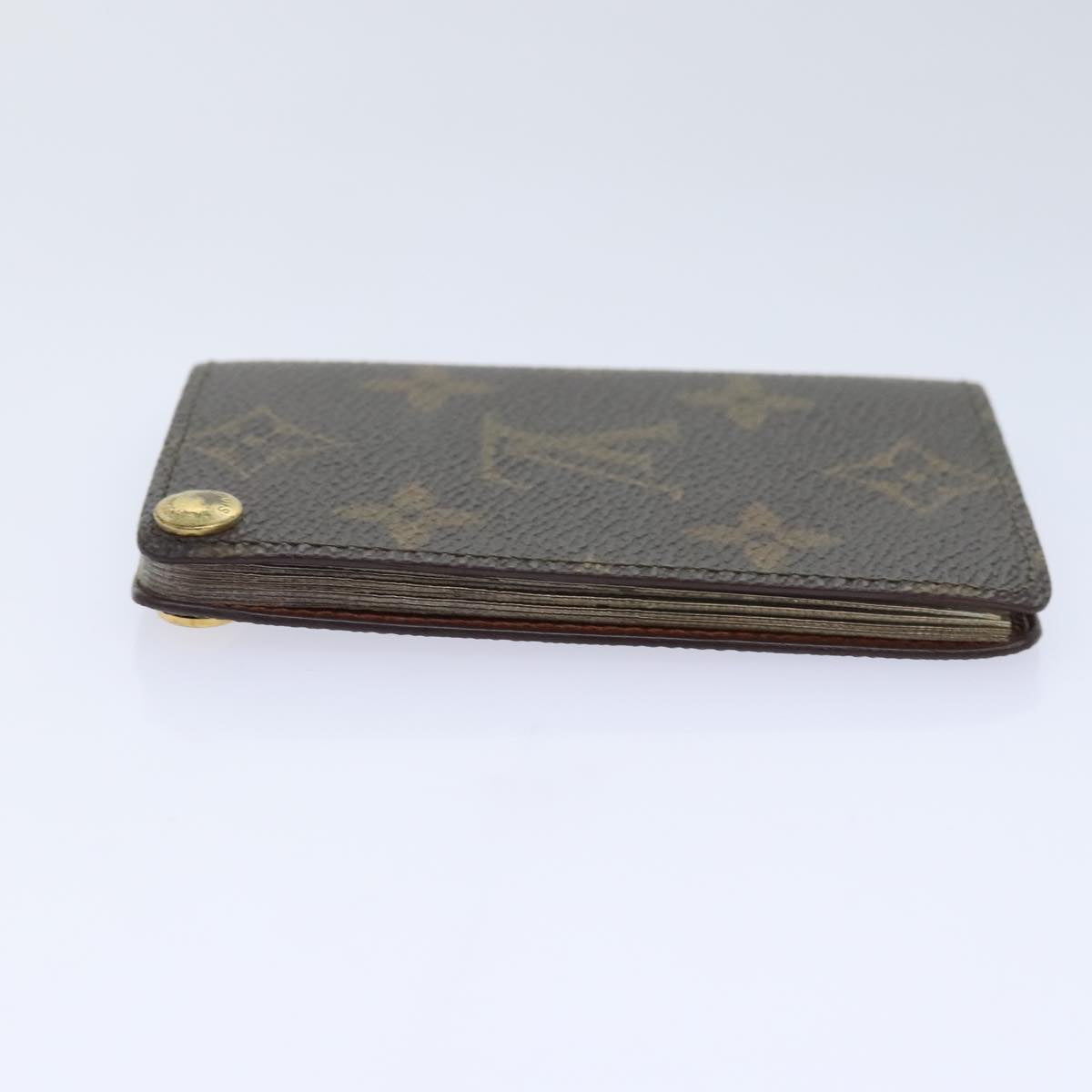 Louis Vuitton Porte carte crédit Pression Brown Canvas Wallet Accessories