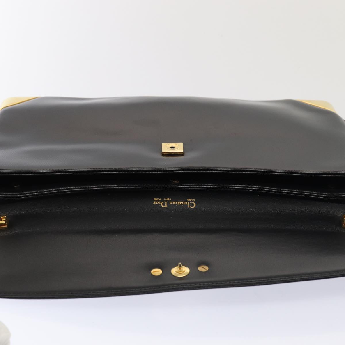 Dior Black Leather Shoulder Bag