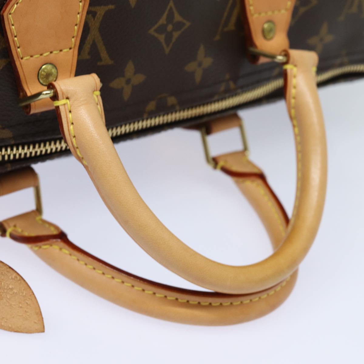 Louis Vuitton Speedy 35 Brown Canvas Hand Bag