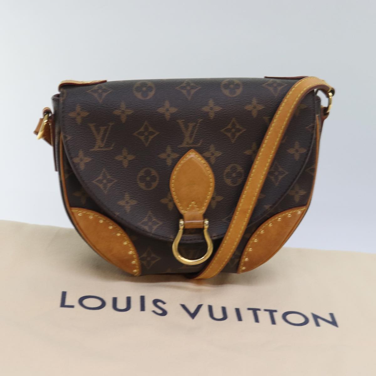 Louis Vuitton Saint Cloud Brown Canvas Shoulder Bag