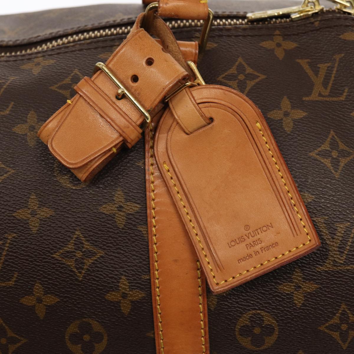 Louis Vuitton Keepall 60 Brown Canvas Travel Bag