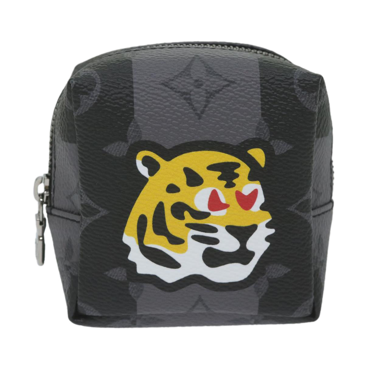 Louis Vuitton Tiger Grey Canvas Clutch Bag