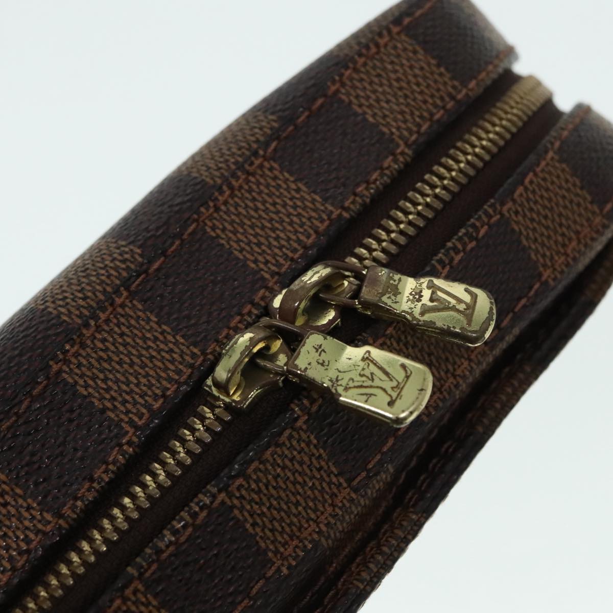 Louis Vuitton Geronimos Brown Canvas Shoulder Bag