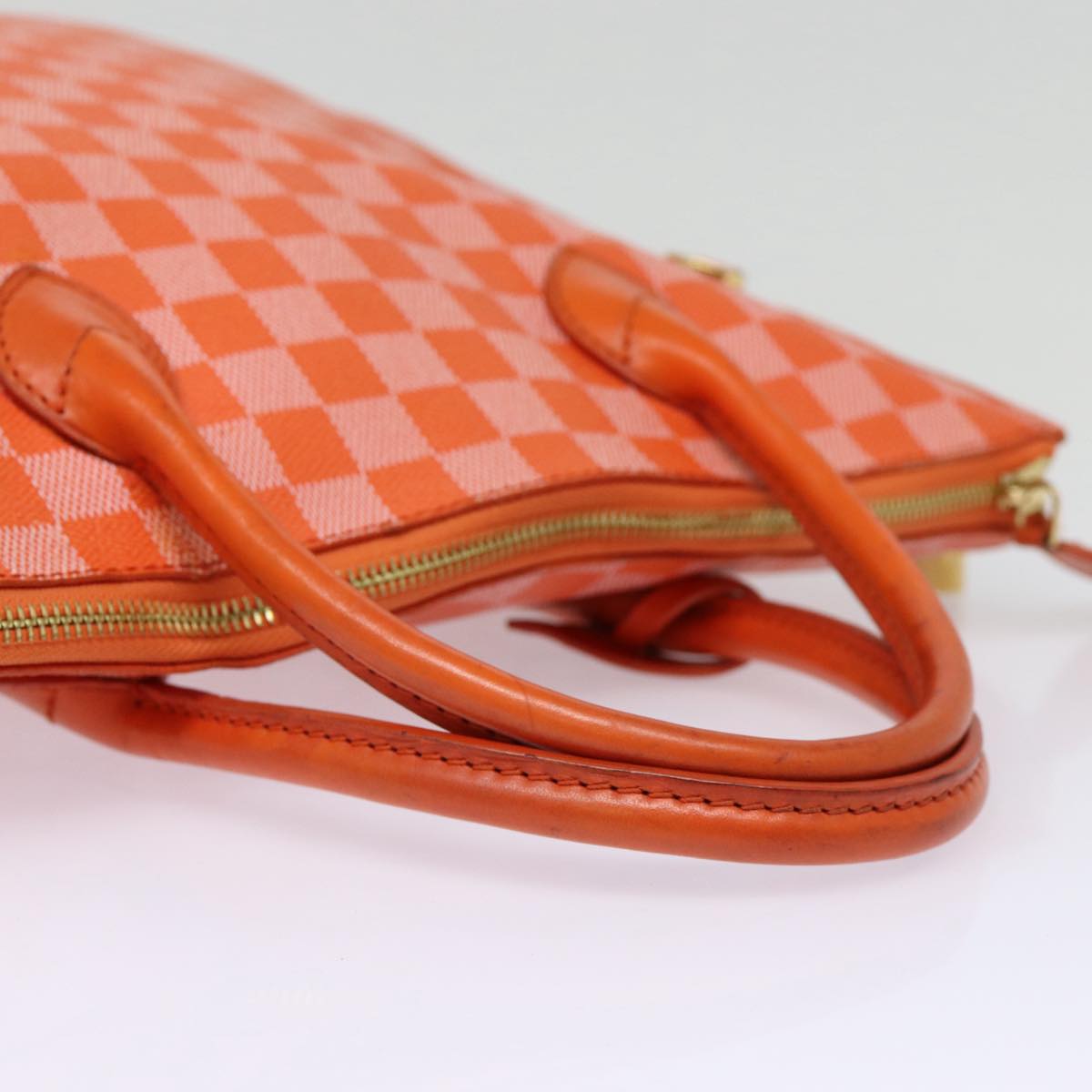 Louis Vuitton Pimont Mobile Orange Canvas Hand Bag