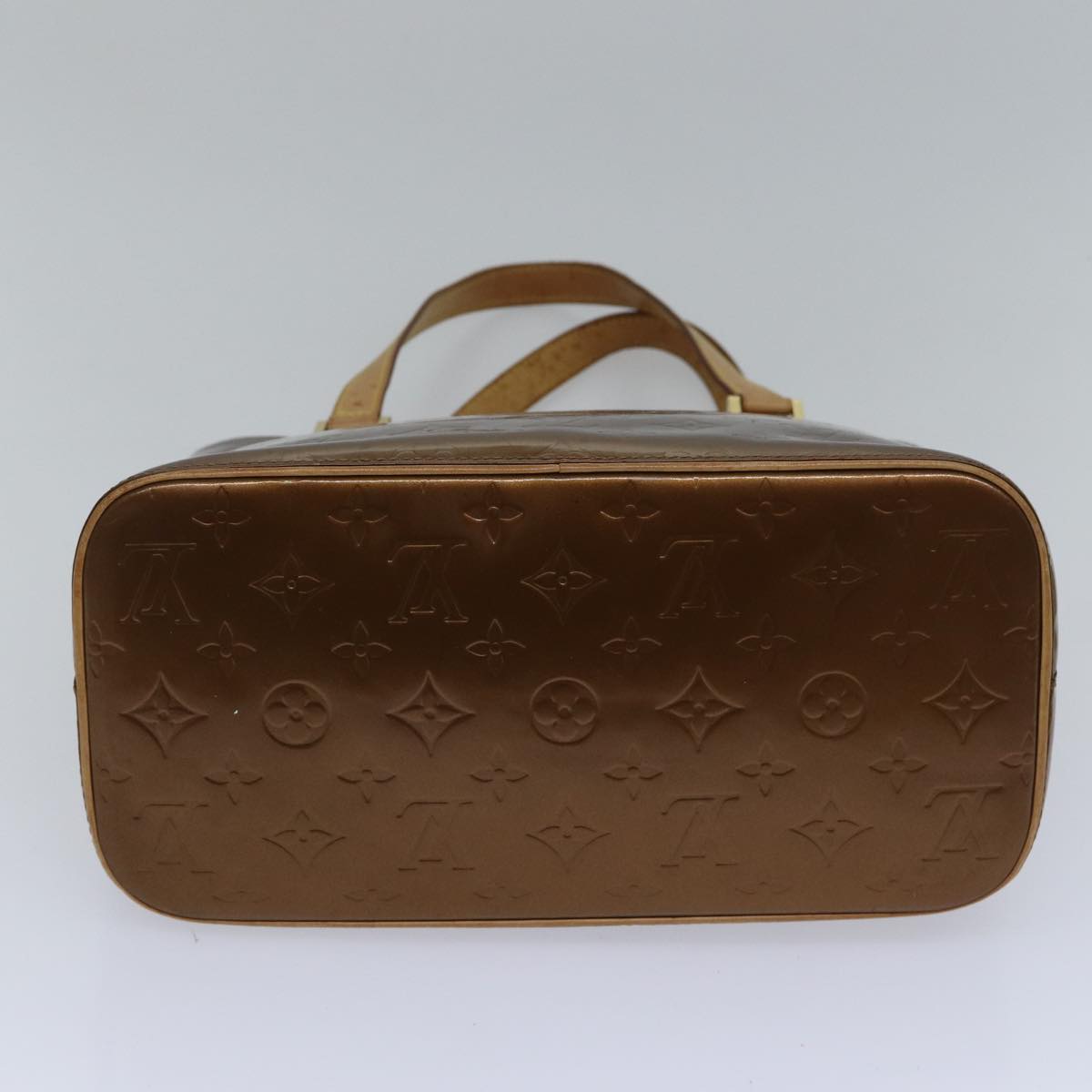 Louis Vuitton Houston Brown Patent Leather Shoulder Bag