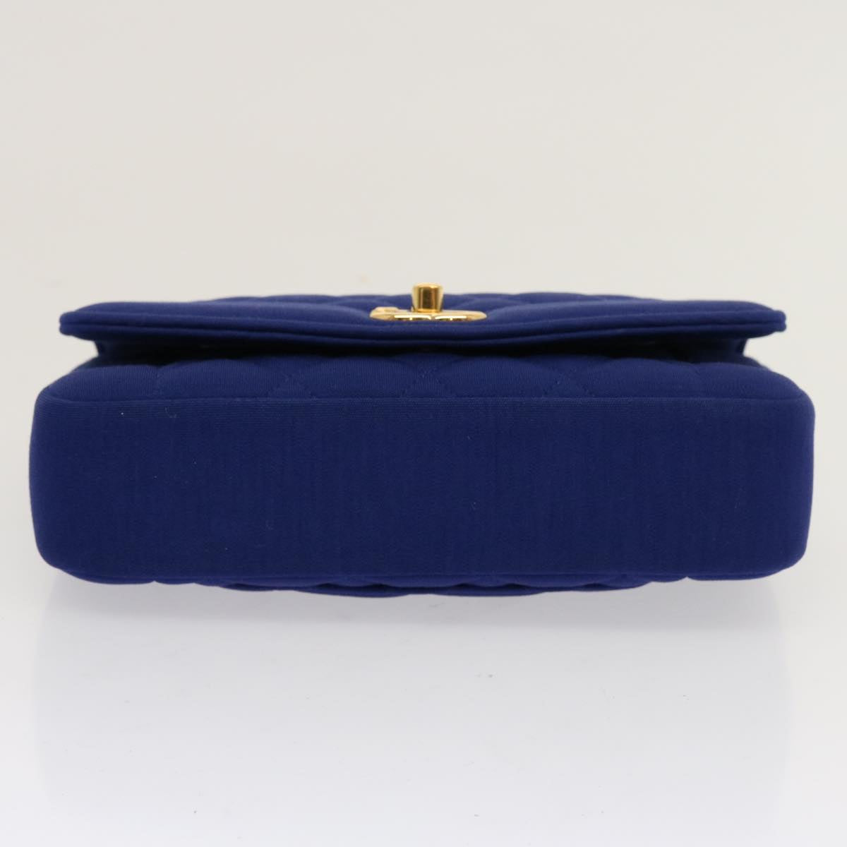 Chanel Diana Blue Canvas Shoulder Bag