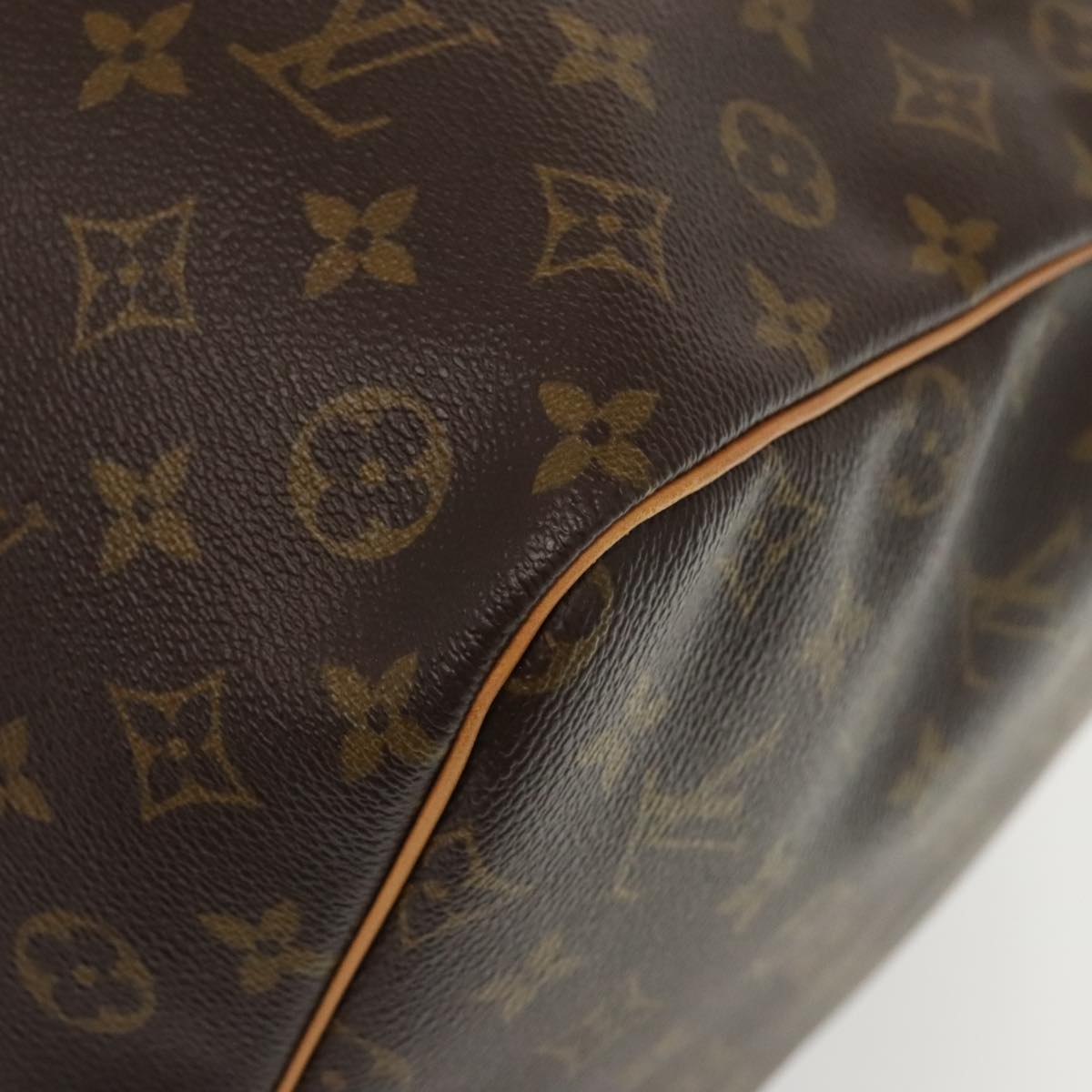 Louis Vuitton Keepall 60 Brown Canvas Travel Bag