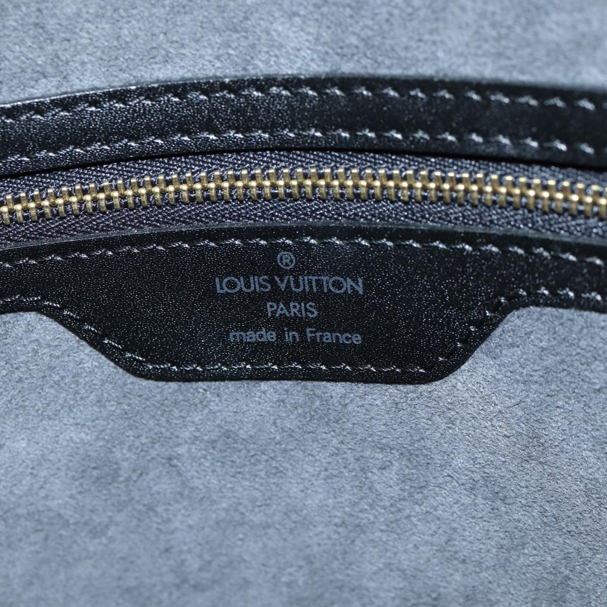 Louis Vuitton Saint Jacques Black Leather Shoulder Bag