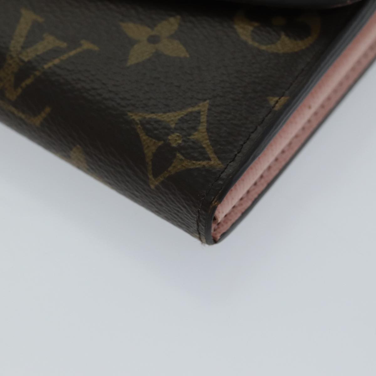 Louis Vuitton Portefeuille Sarah Brown Canvas Wallet Accessories