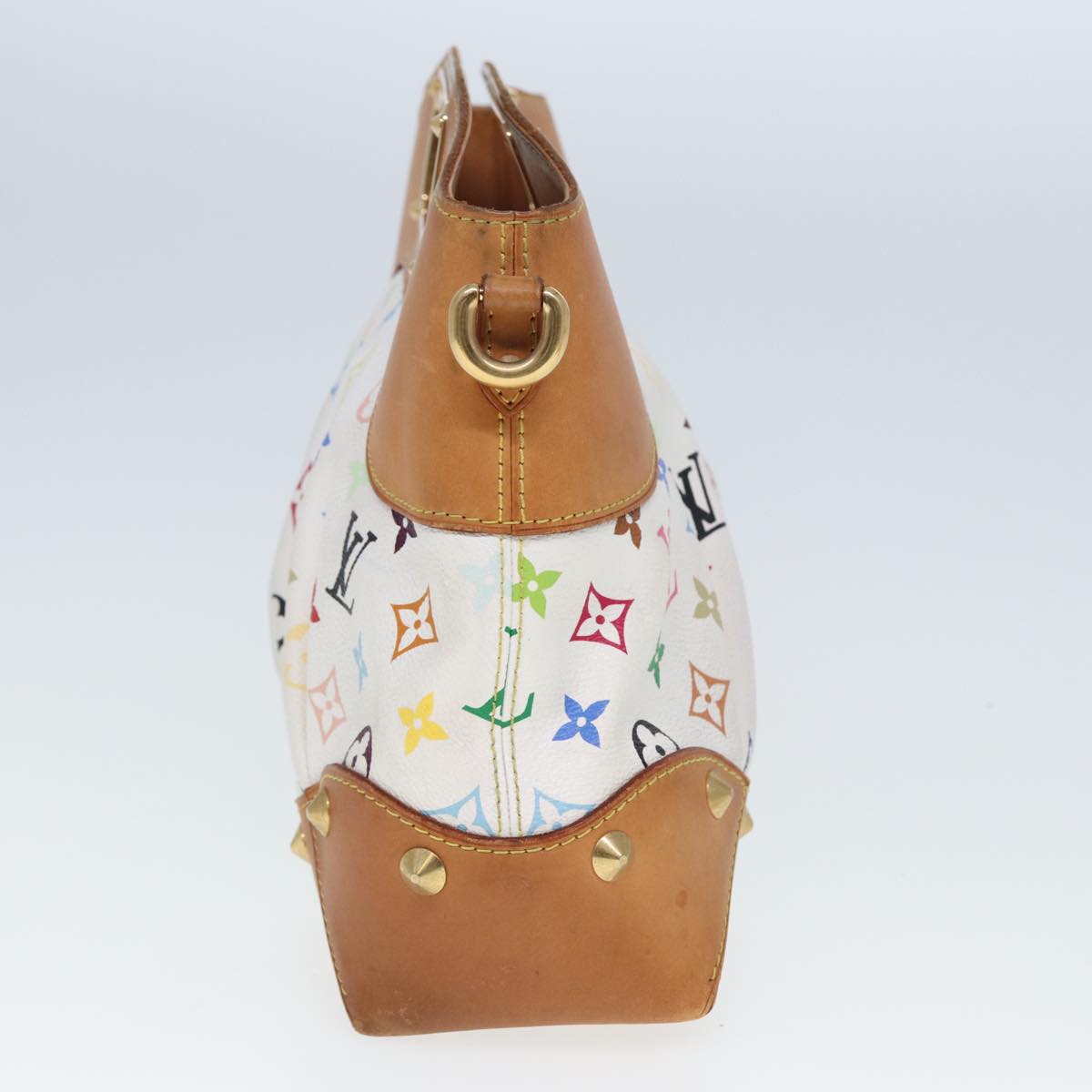 Louis Vuitton Judy White Canvas Hand Bag