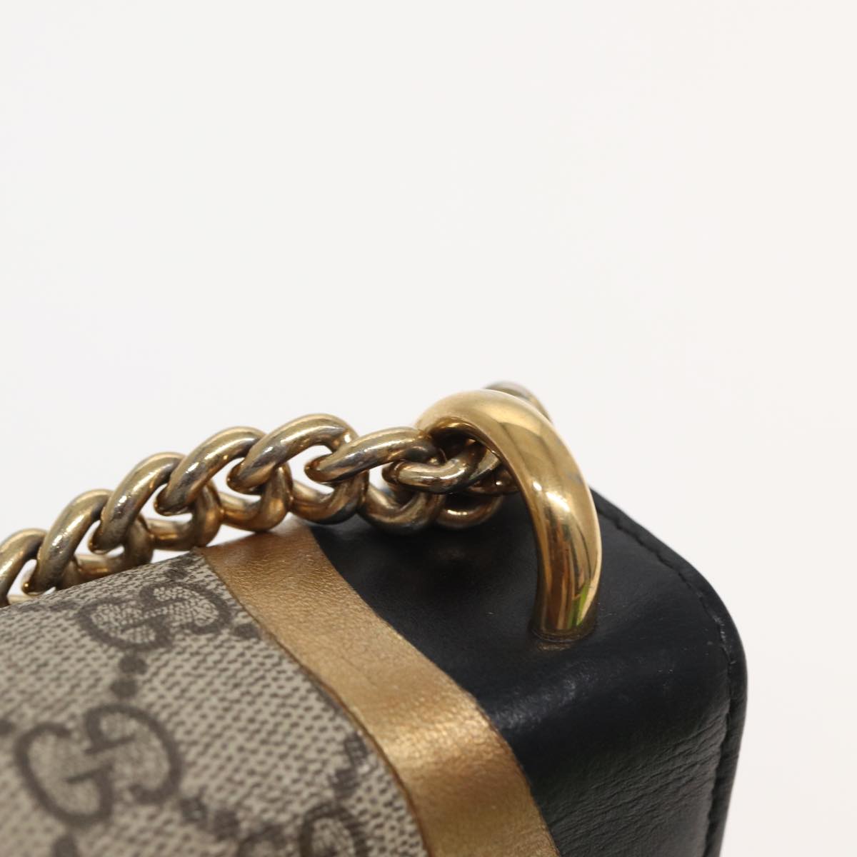 Gucci Padlock Beige Leather Shoulder Bag