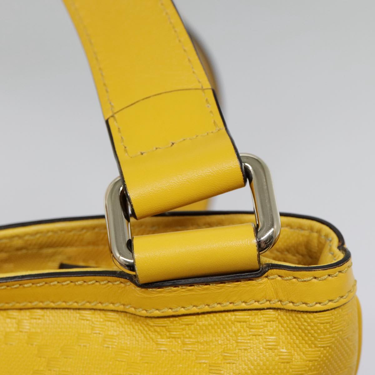 Gucci Diamantissima Yellow Leather Shoulder Bag