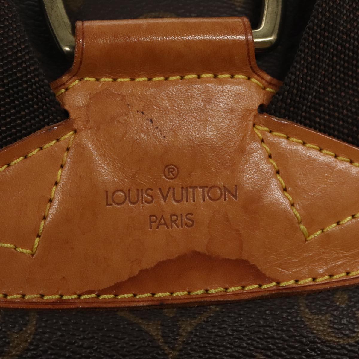 Louis Vuitton Montsouris GM Brown Canvas Backpack Bag