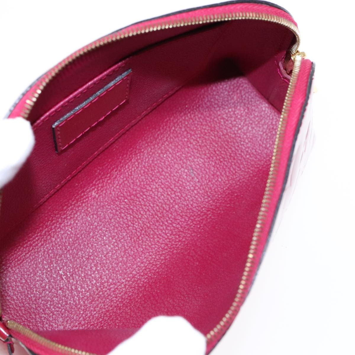 Louis Vuitton Cosmetic Pouch Red Patent Leather Clutch Bag