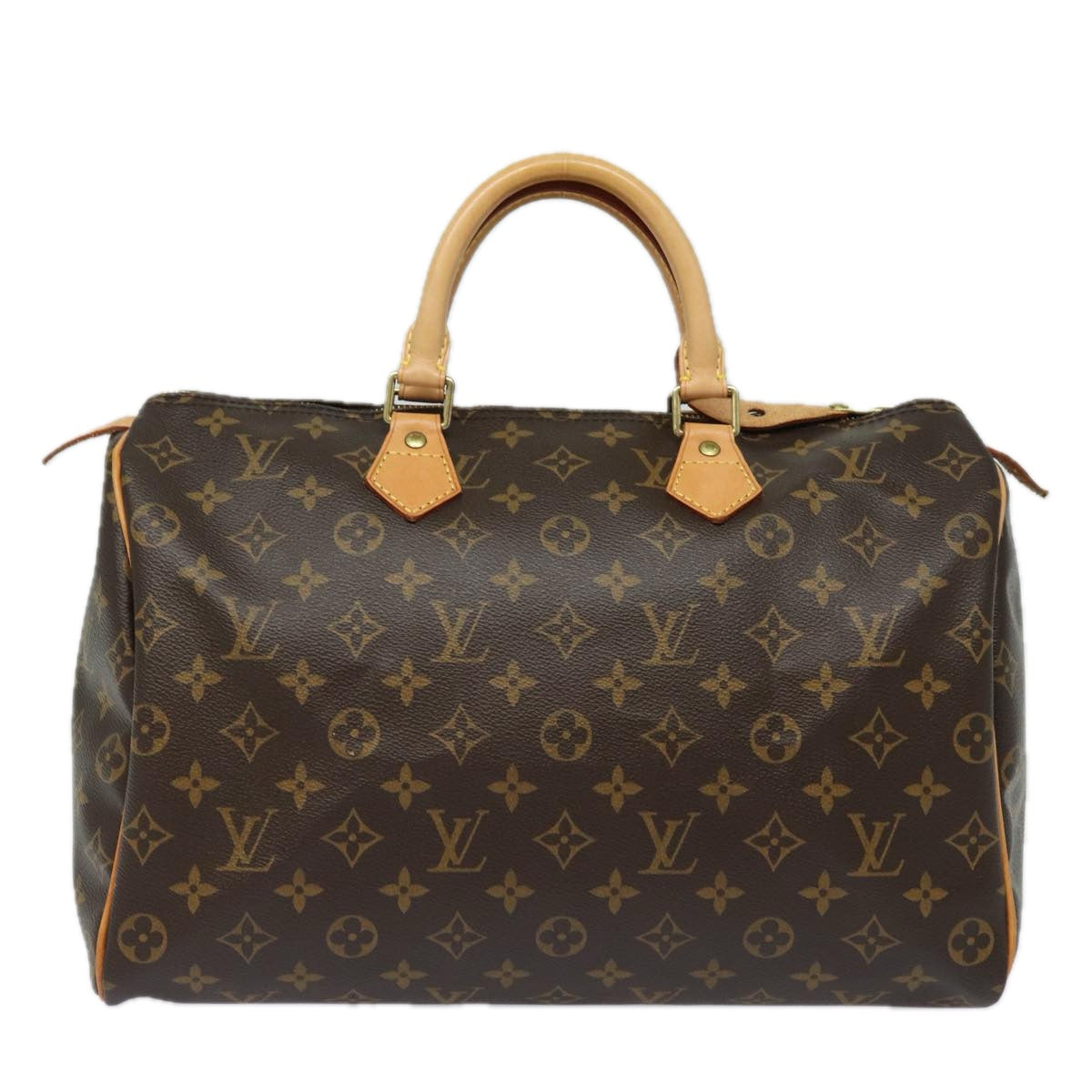 Louis Vuitton Speedy 35 Brown Canvas Hand Bag