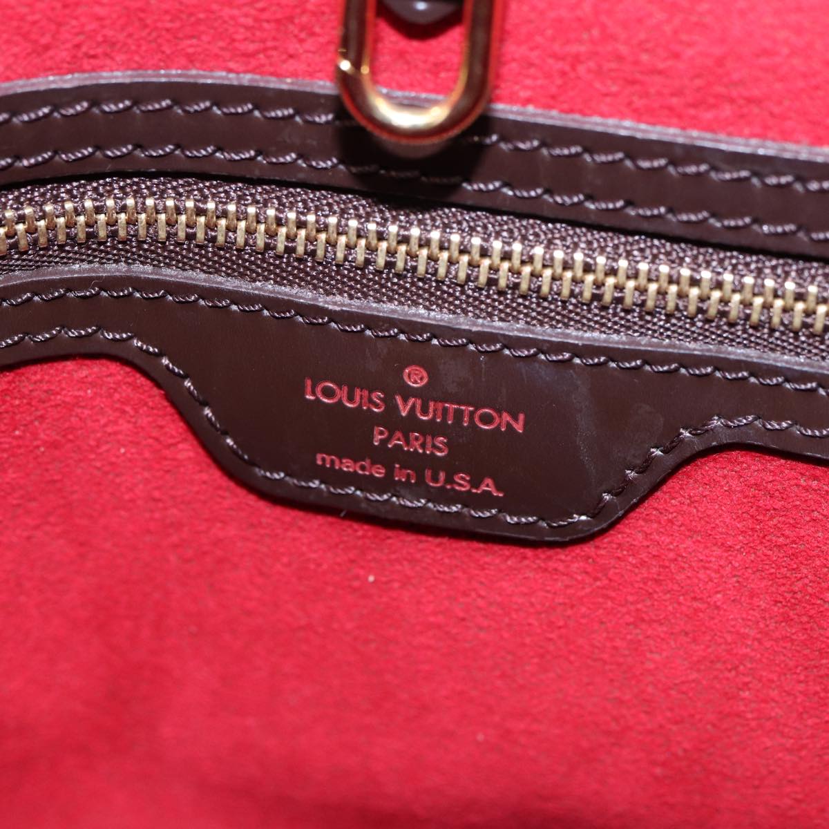 Louis Vuitton Hampstead Brown Canvas Tote Bag