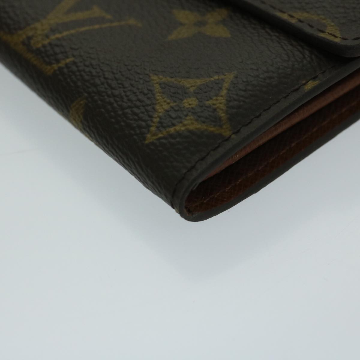 Louis Vuitton Portefeuille Sarah Brown Canvas Wallet Accessories