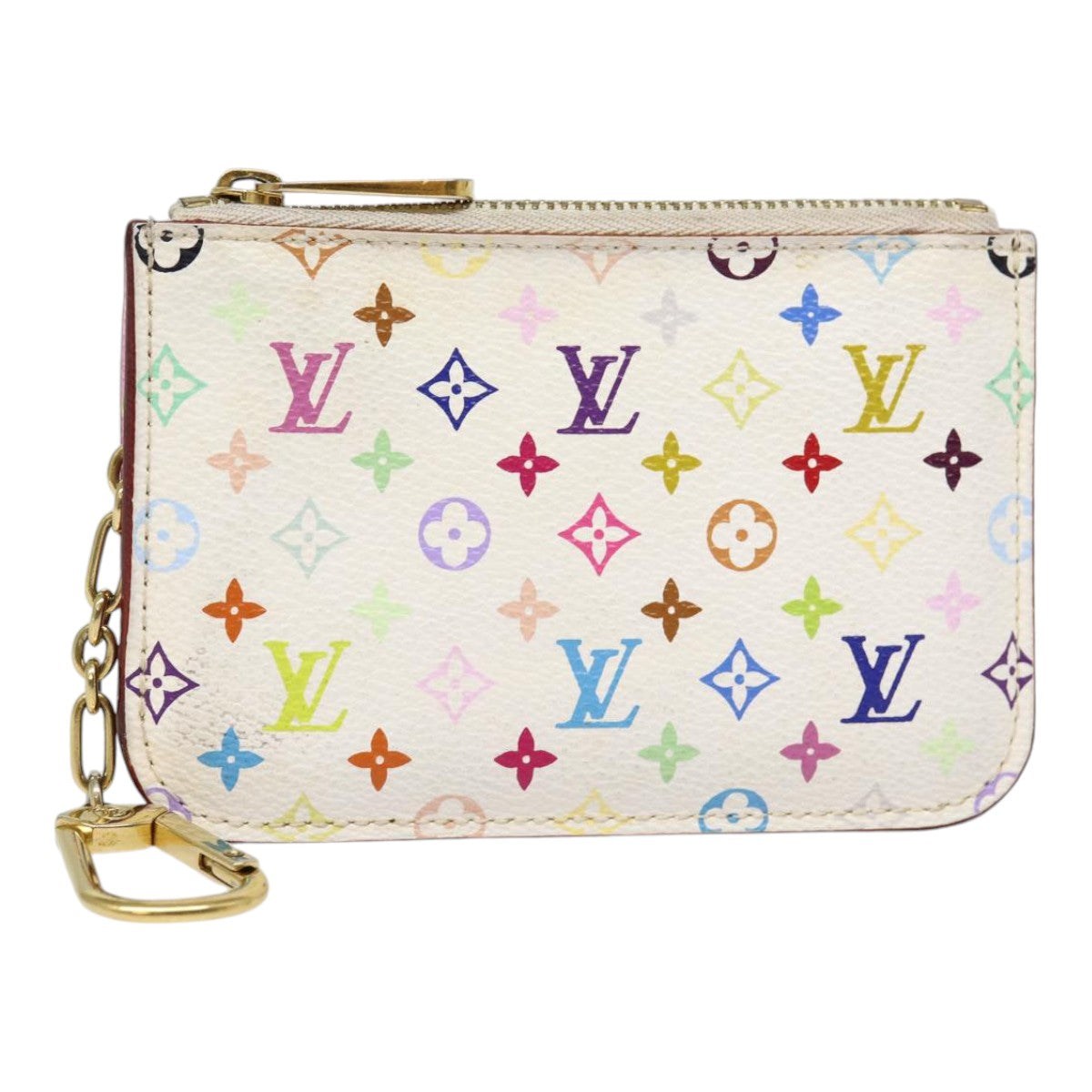 Louis Vuitton Pochette Clés Multicolour Canvas Wallet Accessories