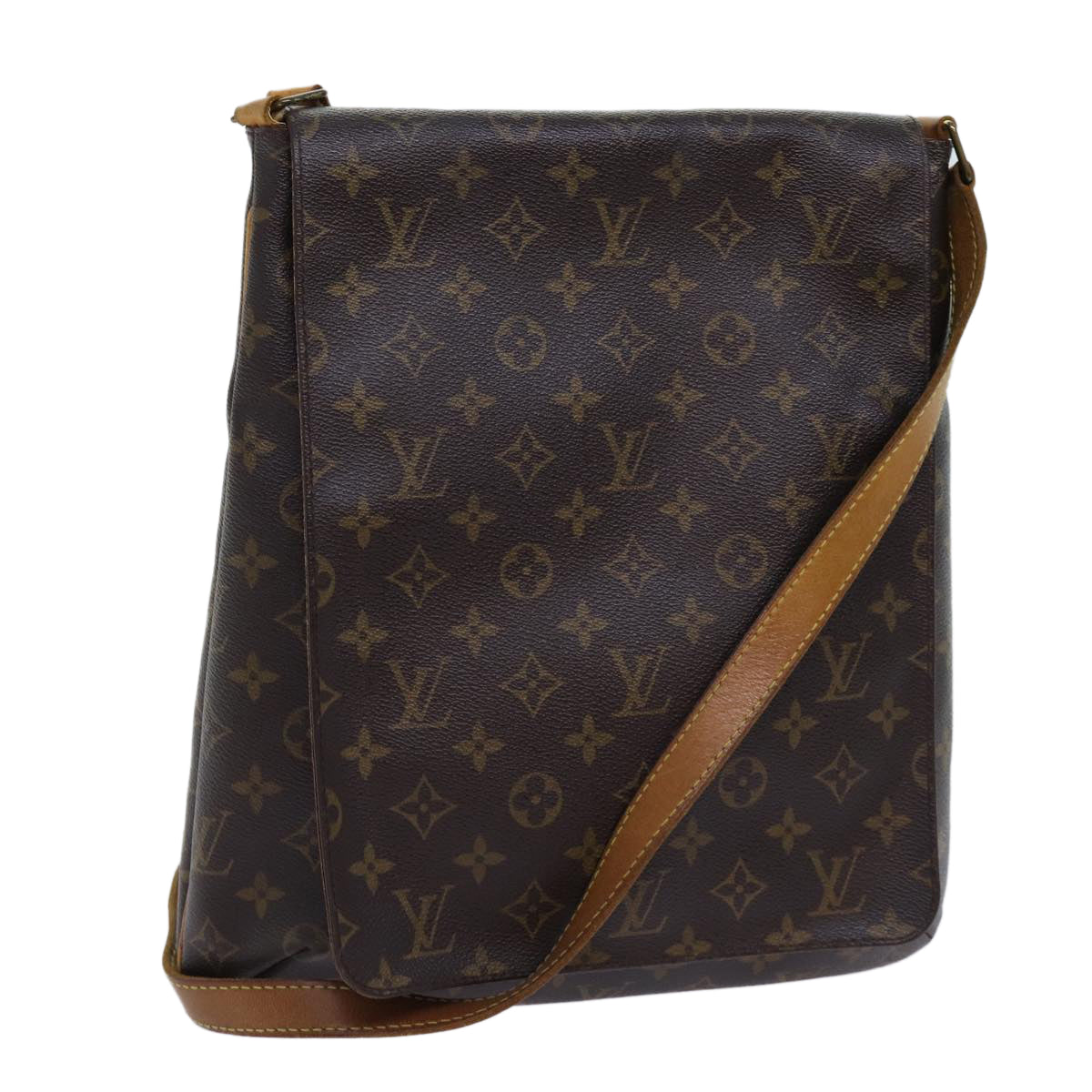 Louis Vuitton Musette Brown Canvas Shoulder Bag