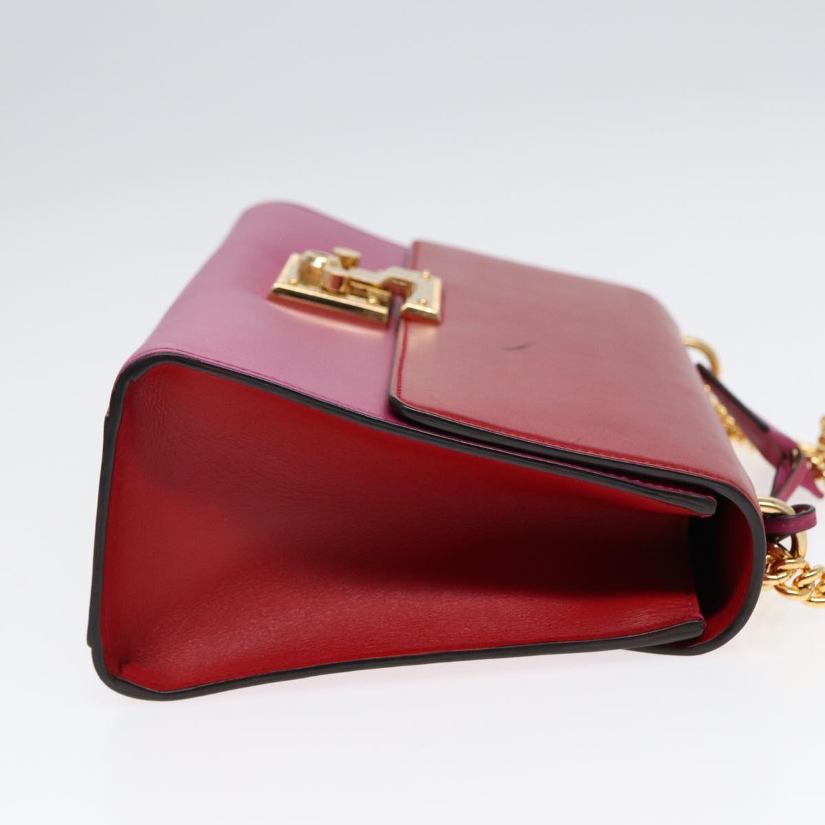 Gucci Padlock Red Leather Shoulder Bag