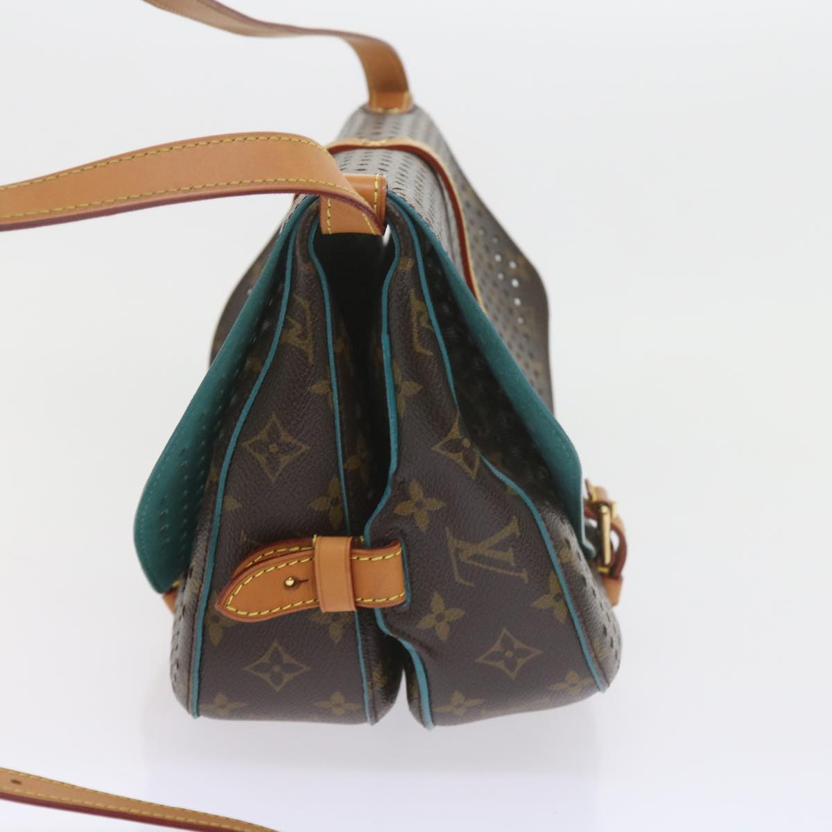 Louis Vuitton Saumur Brown Canvas Shoulder Bag