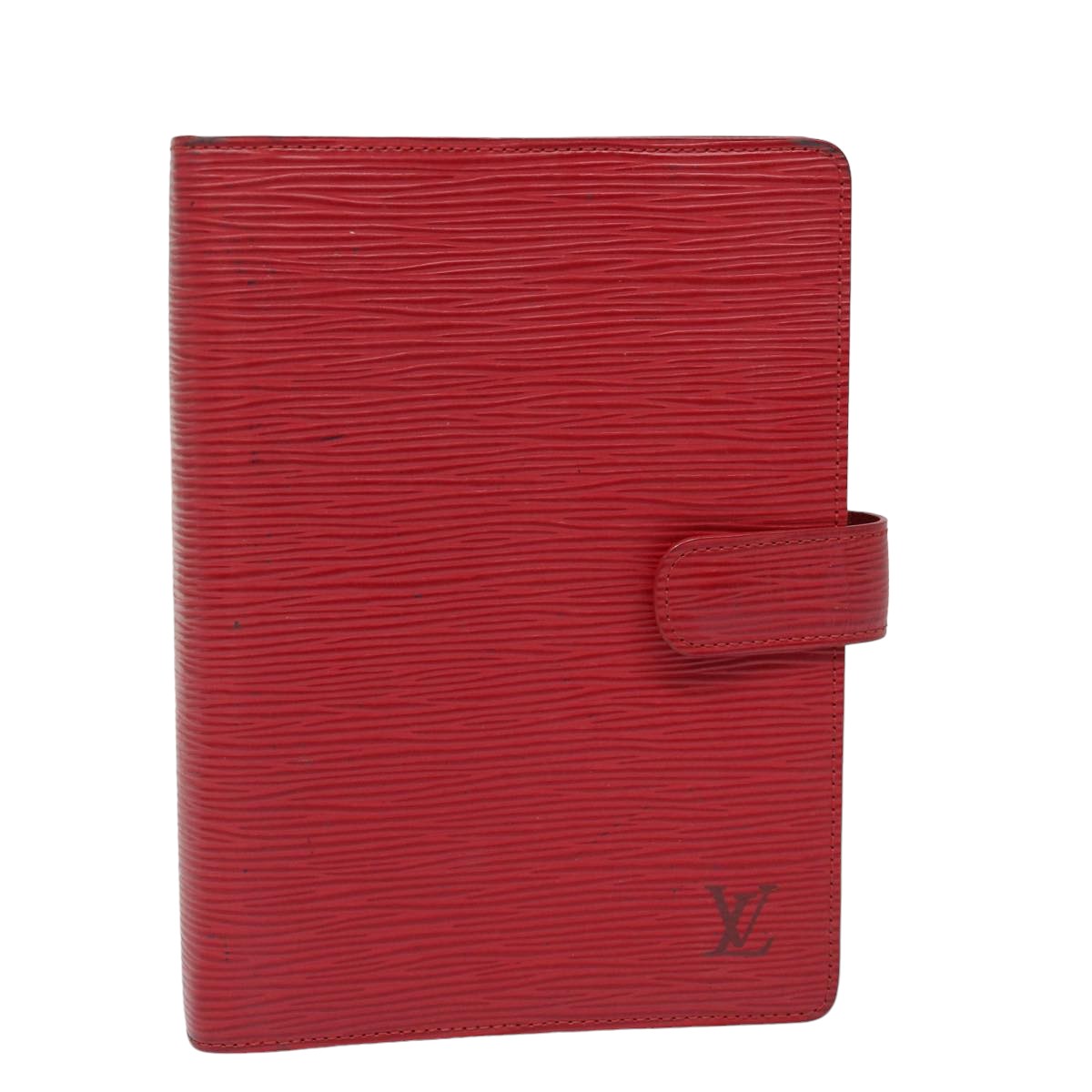 Louis Vuitton Agenda MM Red Leather Wallet Accessories