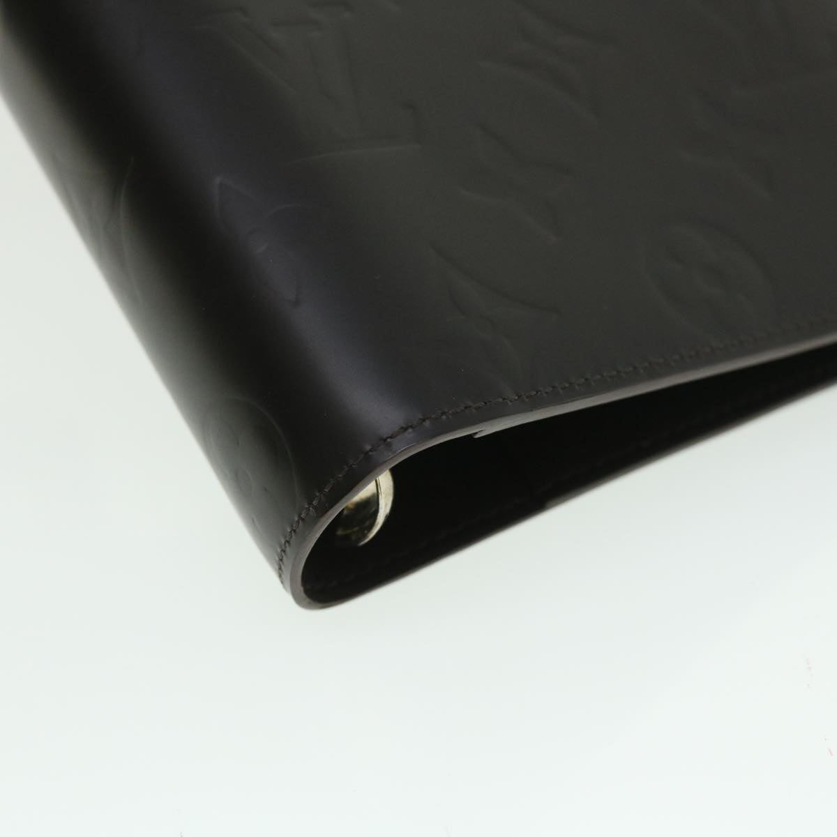 Louis Vuitton Agenda PM Black Canvas Wallet Accessories