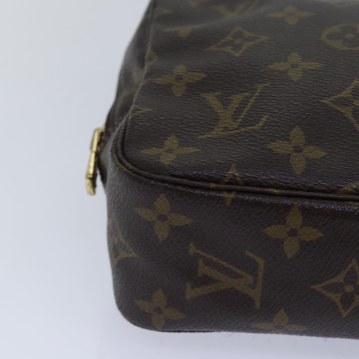 Louis Vuitton Trousse de Toilette Black Canvas Clutch Bag