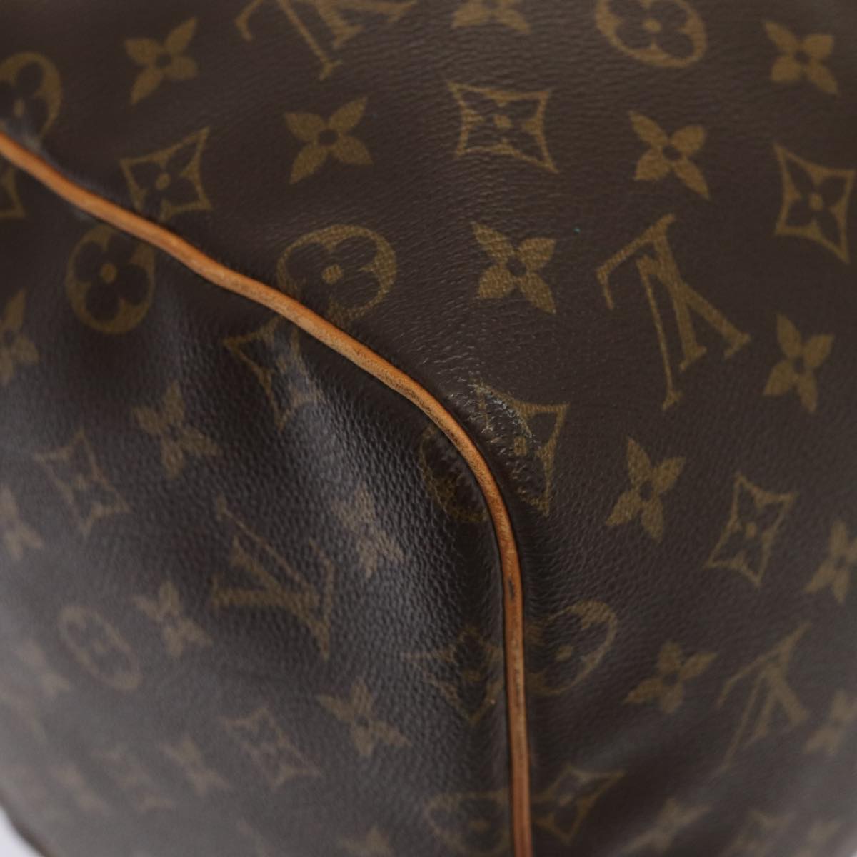 Louis Vuitton Keepall 55 Brown Canvas Travel Bag