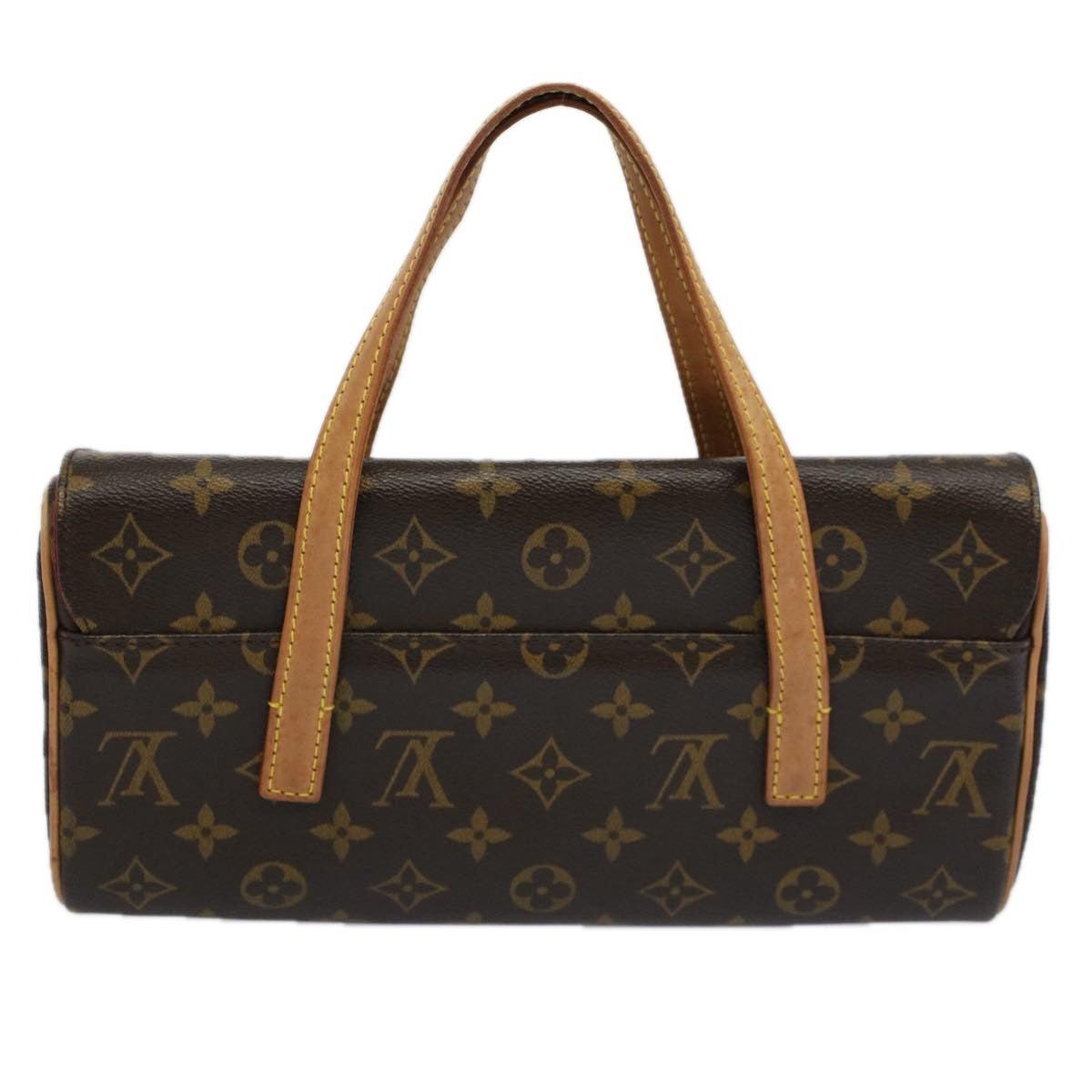 Louis Vuitton Sonatine Brown Canvas Hand Bag