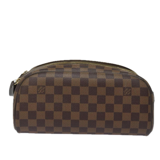 Louis Vuitton Trousse de Toilette Brown Canvas Clutch Bag