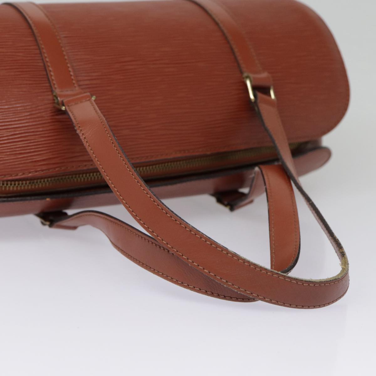 Louis Vuitton Soufflot Brown Leather Hand Bag