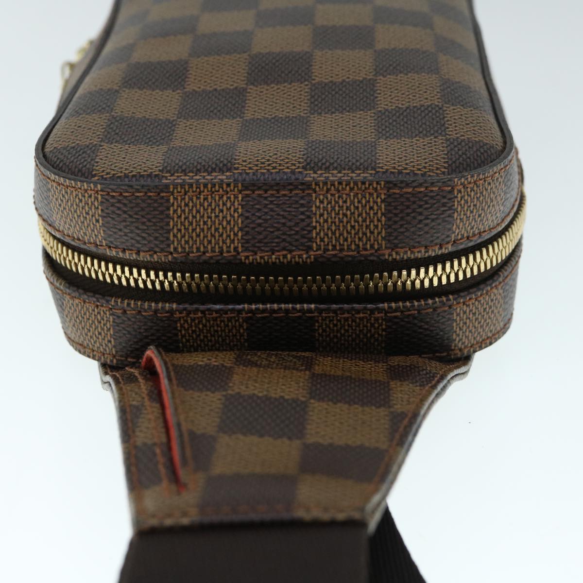 Louis Vuitton Geronimos Brown Canvas Shoulder Bag