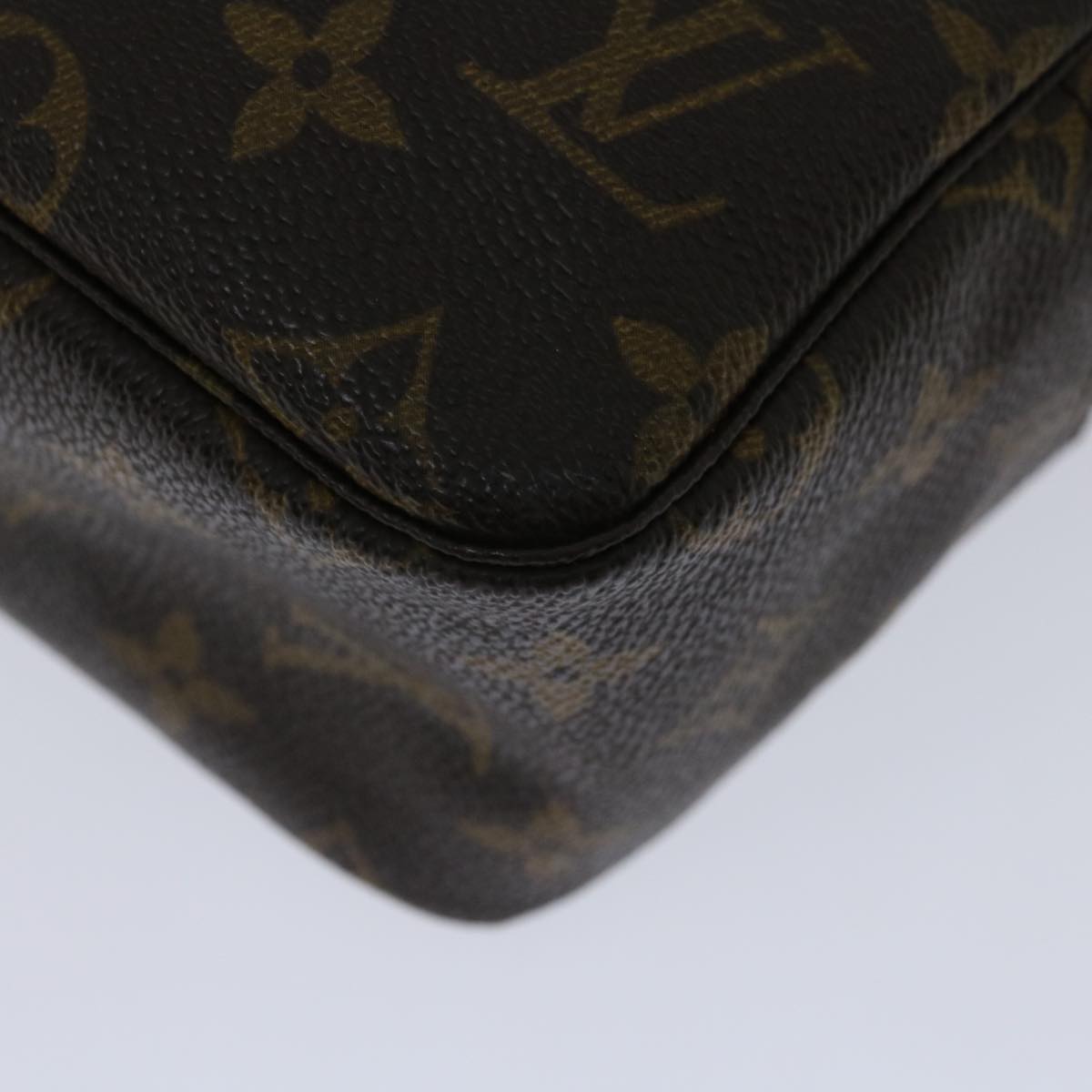 Louis Vuitton Trousse de Toilette Brown Canvas Clutch Bag