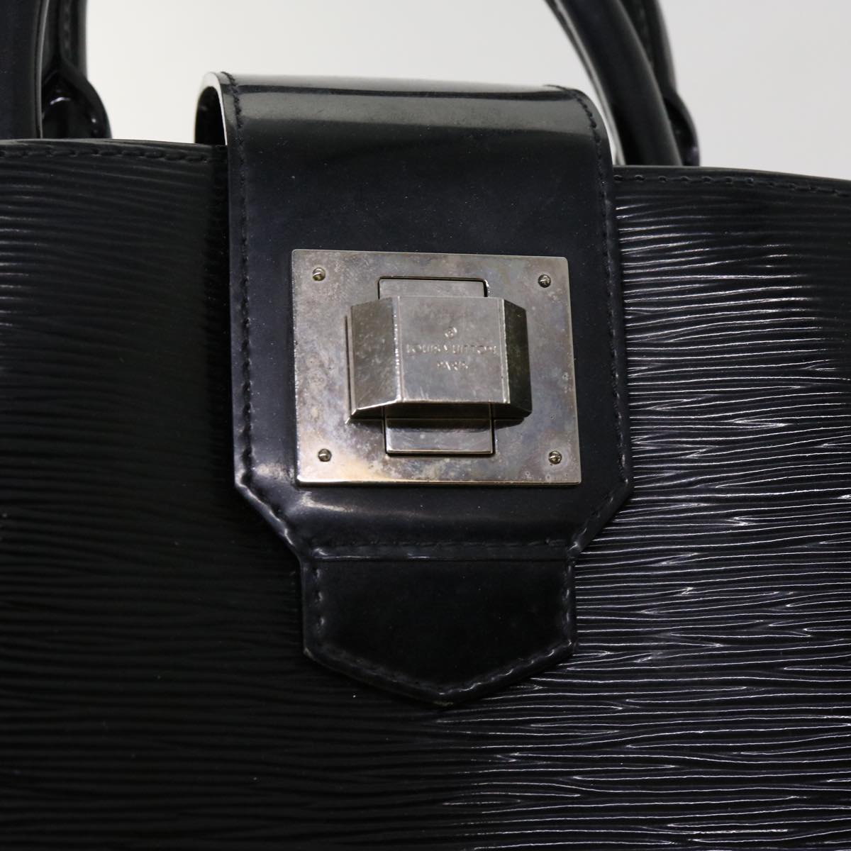 Louis Vuitton Mirabeau Black Leather Hand Bag