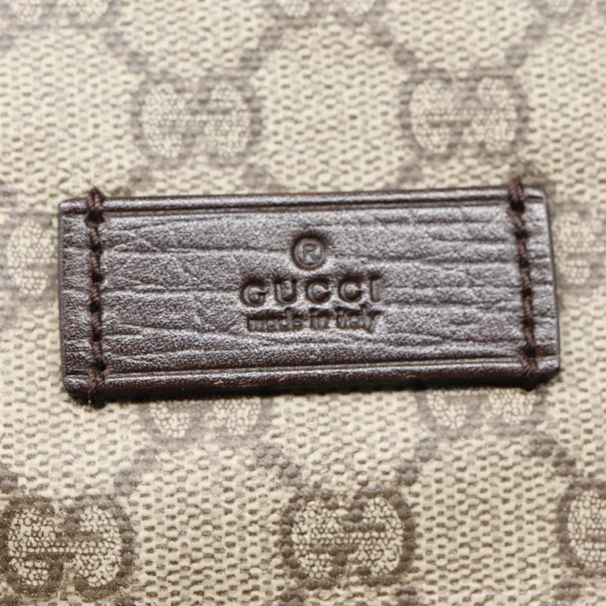 Gucci Messenger Beige Canvas Shoulder Bag