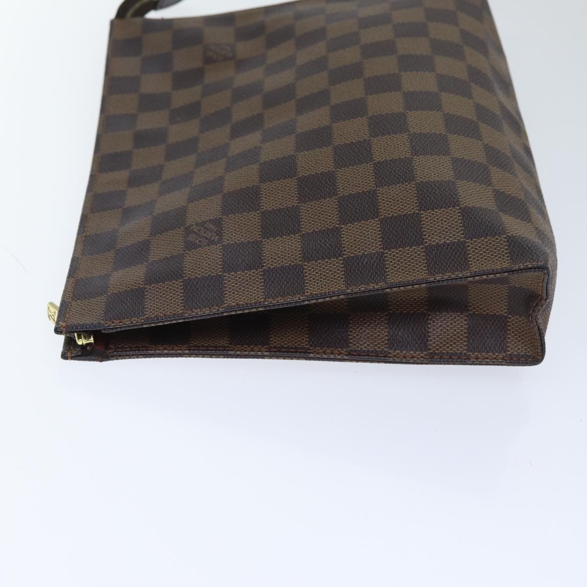 Louis Vuitton Poche Toilette Brown Canvas Clutch Bag